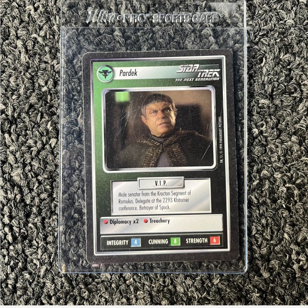 Star Trek Premiere CCH BB
Card Pardek 1995